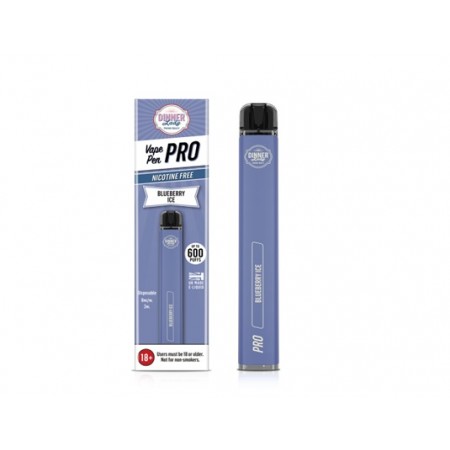 Vaper PenPro Dinner Lady 600 PUFF Blueberry Ice 0% NIC