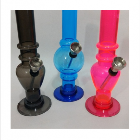 Mini Bong Acrilico Diseños 16cm. Aprox. Cod. 65764