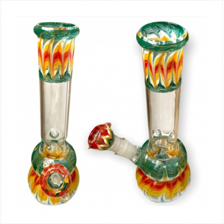 Bong Pyrex Diseños 27cm. Aprox. Cod. 65769