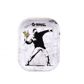 Bandeja Metalica G-ROLLZ Banksy Small Flower Thrower