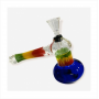 Bong Pyrex Diseños 18cm. Aprox. Cod. 65783