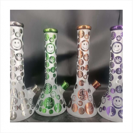 Bong Pyrex Diseños 33cm. Aprox. Cod. 65787