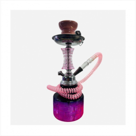 Narguile Hookah Una Manguera 29cm. Aprox. Cod. 66494