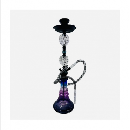 Narguile Hookah Una Manguera 57cm. Aprox. Cod. 66496