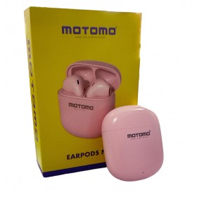 Audífonos Bluetooth Inalámbricos Motomo N-10 Rosados