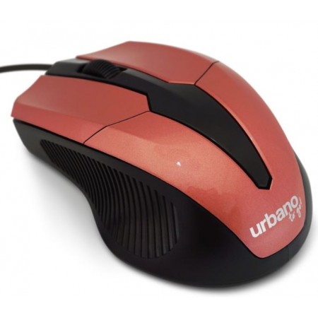 Mouse Optico Usb Urbano Rosado