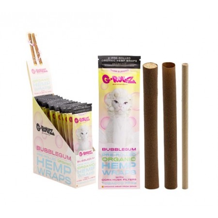 Blunt Hemp Wrap G-Rollz Preenrolados BubbleGum (Chicle)