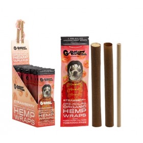 Blunt Hemp Wrap G-Rollz Preenrolados Strawberry (Frutilla)