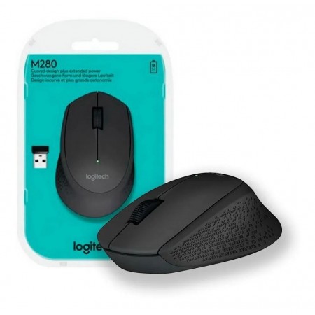 Mouse Inalámbrico Logitech M280 Negro