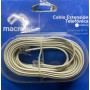 Cable Telefonico Plano Color Marfil 3m MT-0115