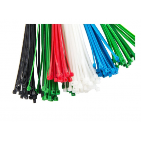 Amarra Cables Plasticas Colores 375 Unid.  Macrotel MP-375