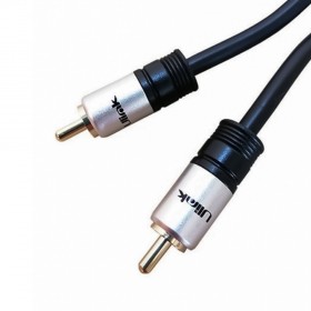 Cable de Audio Coaxial RCA a RCA de 1.8 mts Mod. UL-PROADCX