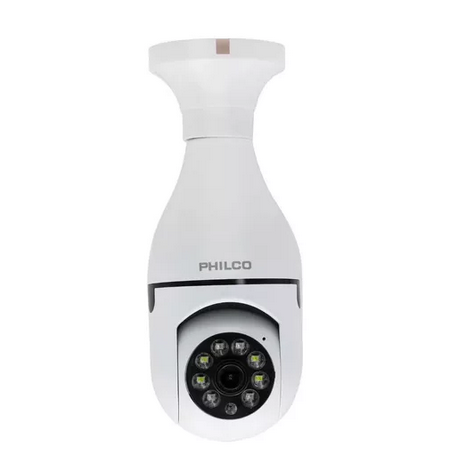 Camara IP Wifi Seguridad Philco W9120 Tipo Ampolleta 2mp