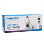 Camara IP Wifi Seguridad Philco W9120 Tipo Ampolleta 2mp