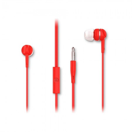 Audifonos Motorola Manos Libre Earbuds 105 Rojo