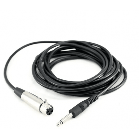 Cable de audio XLR Hembra a Jack 6.3 mono de 5m Hendrix HX0079