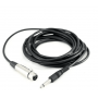 Cable de audio XLR Hembra a Jack 6.3 mono de 5m Hendrix HX0079