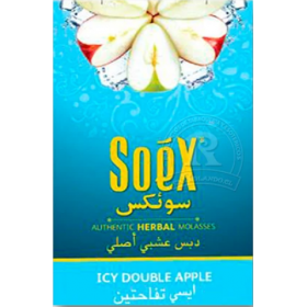 Tabaco Narguil Hookah Soex Doble Manzana Ice 50grs