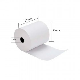 Rollo de Papel Térmico 57 x 50 mm de 48gr