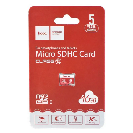 Tarjeta MicroSD Hoco 16GB Clase 10