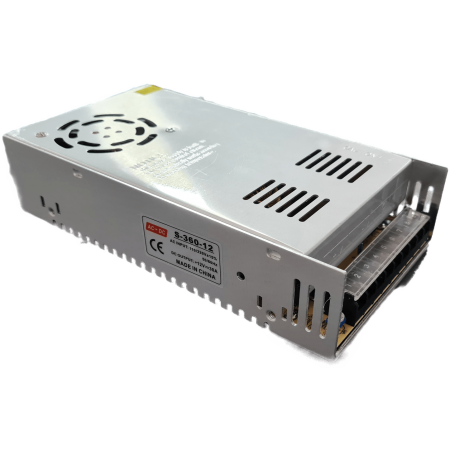 Fuente de Camara Seguridad con Ventilador 12V 30A Mod. S-320-12