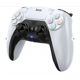 Joystick Inalambrico Hoco GA1 Para PS4/PS5/PC Blanco
